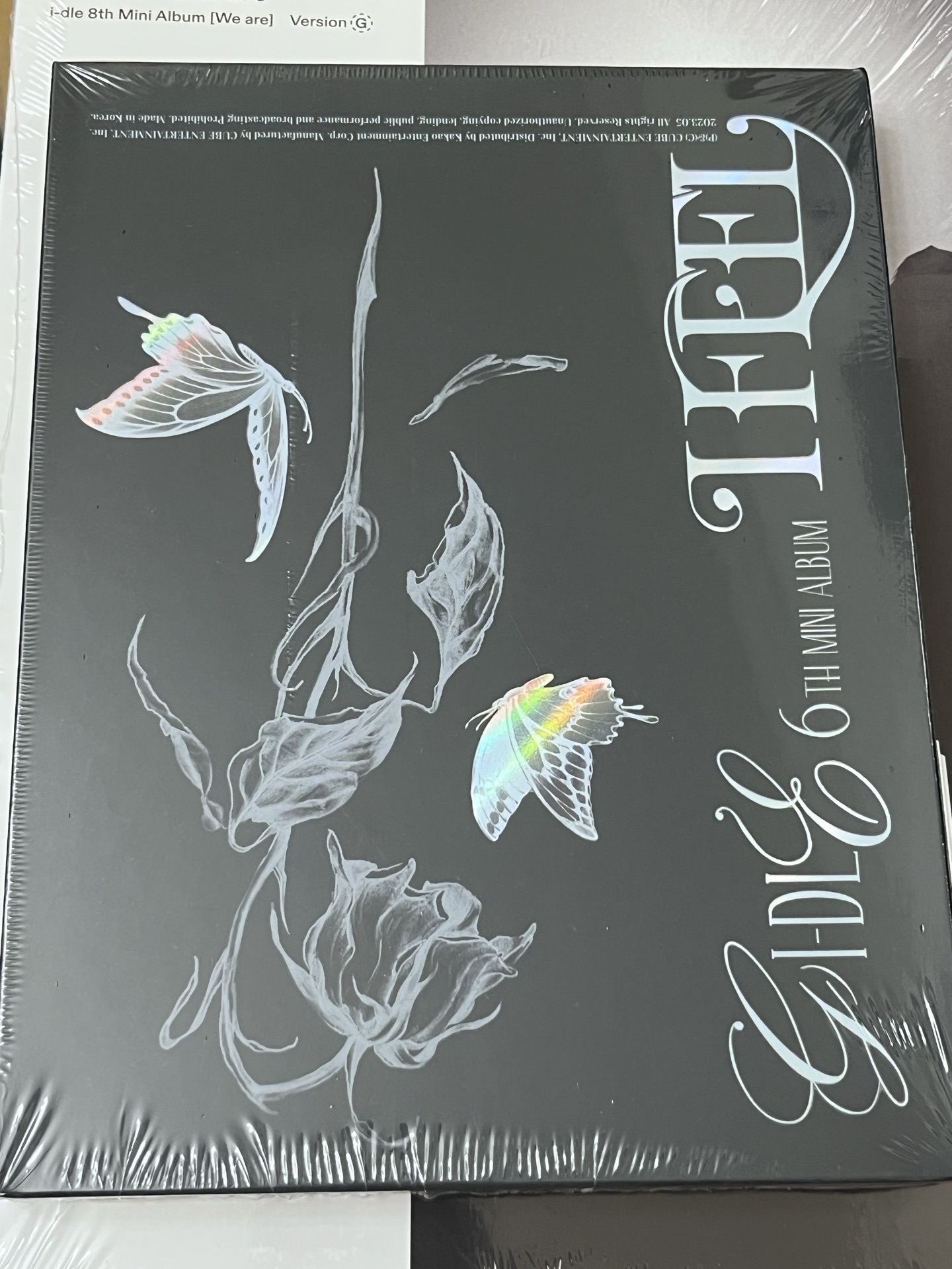 (G)I-DLE 全新未拆 I feel蝴蝶版