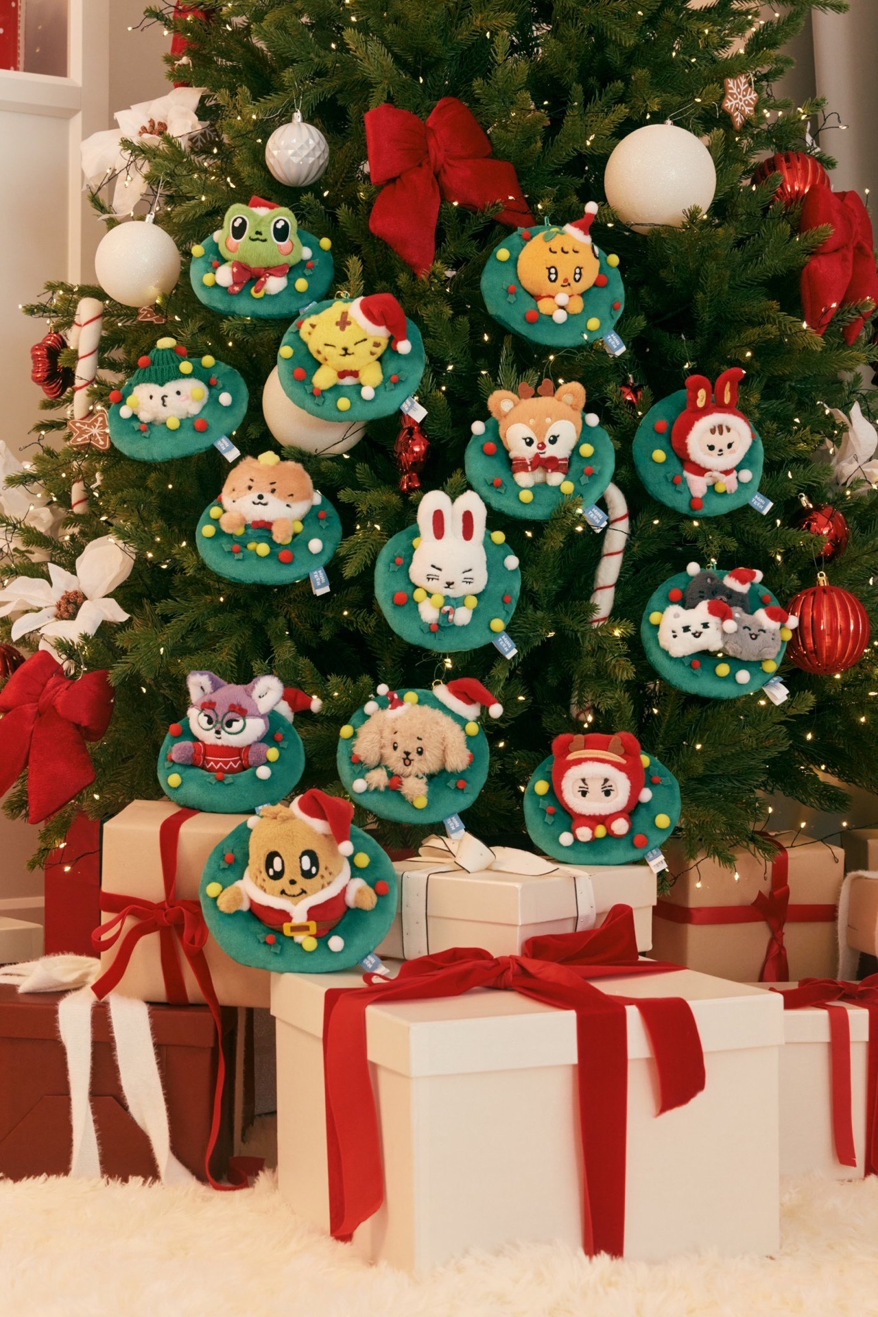 現貨 聖誕Miniteen 花圈吊飾