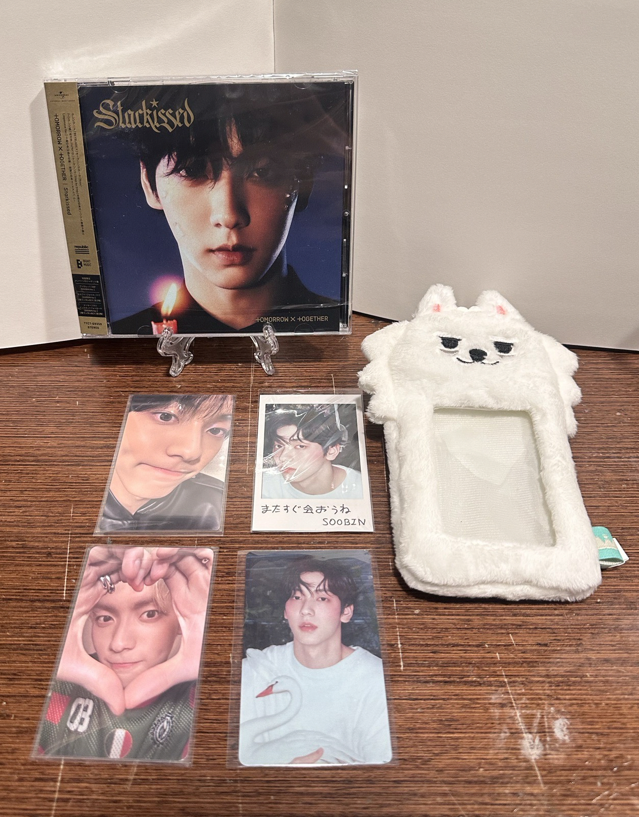 TXT 秀彬 Starkissed 單人封面全專 塔店 幸運卡 盤初