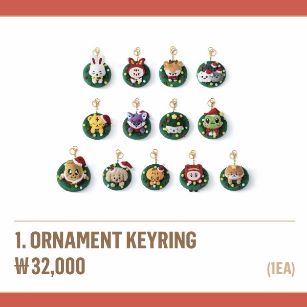 圓奎 miniteen聖誕限定花圈吊飾娃