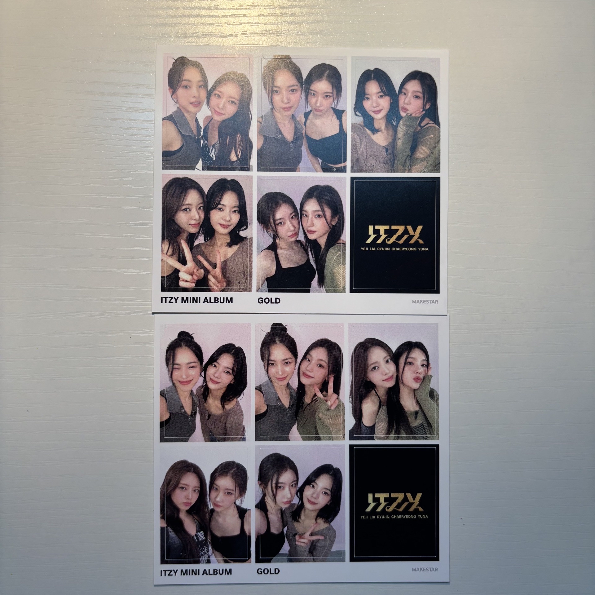 ITZY 非卡類特典