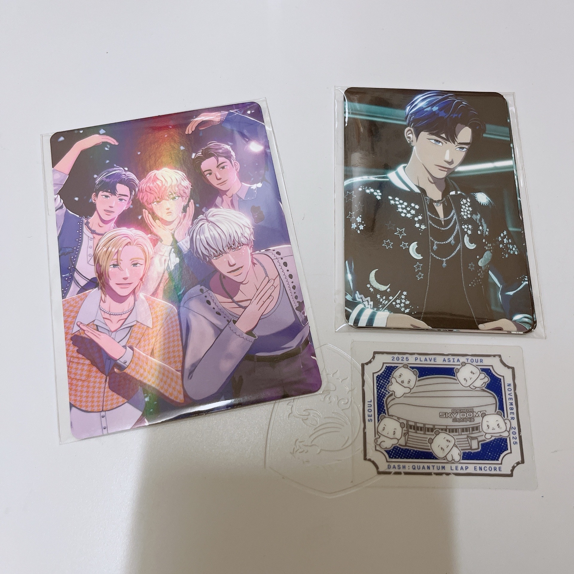 Plave 首爾安可場 團卡 Zone卡一套 貼紙 未拆