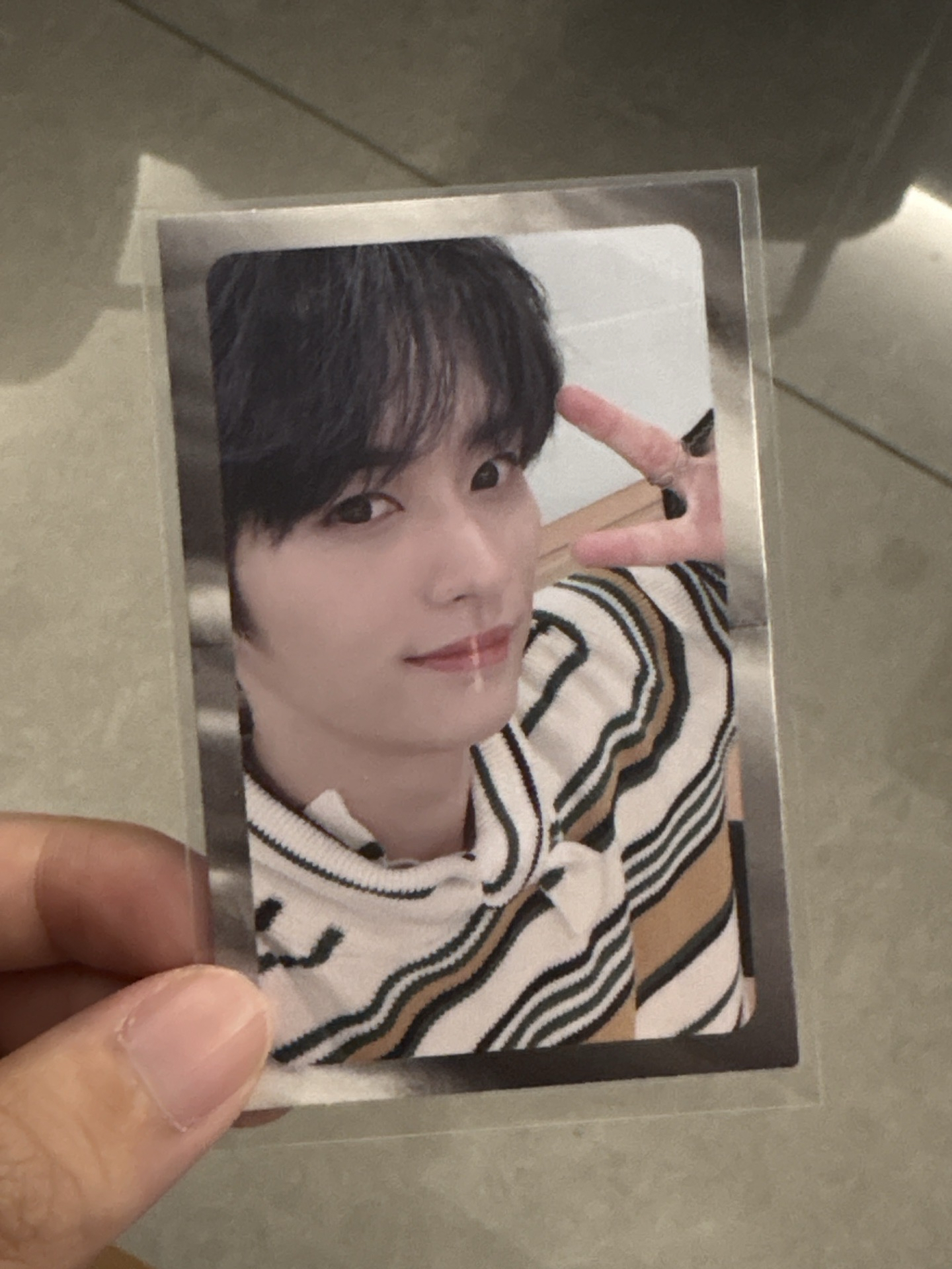 銀框旻 Clé : LEVANTER 專輯卡 銀 ver.