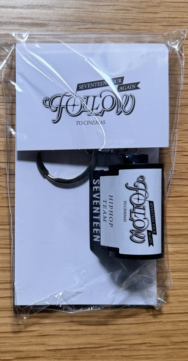 FOLLOW AGAIN 嘻哈隊 鑰匙圈吊飾 底片鑰匙圈