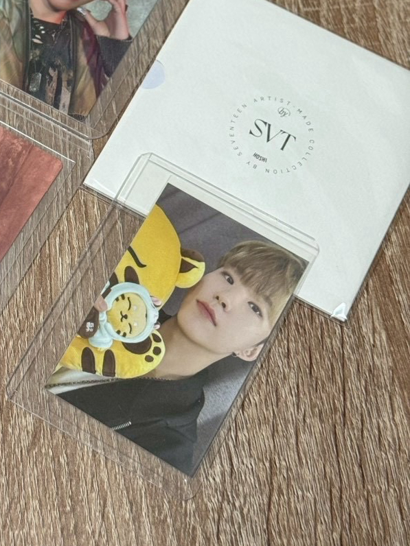 Seventeen Hoshi 小眈眈卡含製成