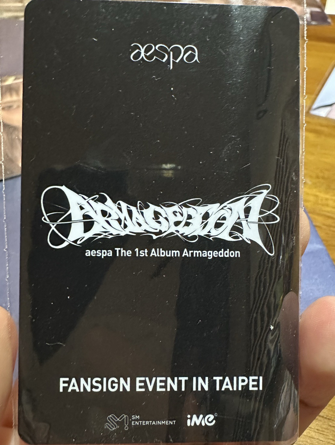 Karina 正規一iMe台北簽售卡