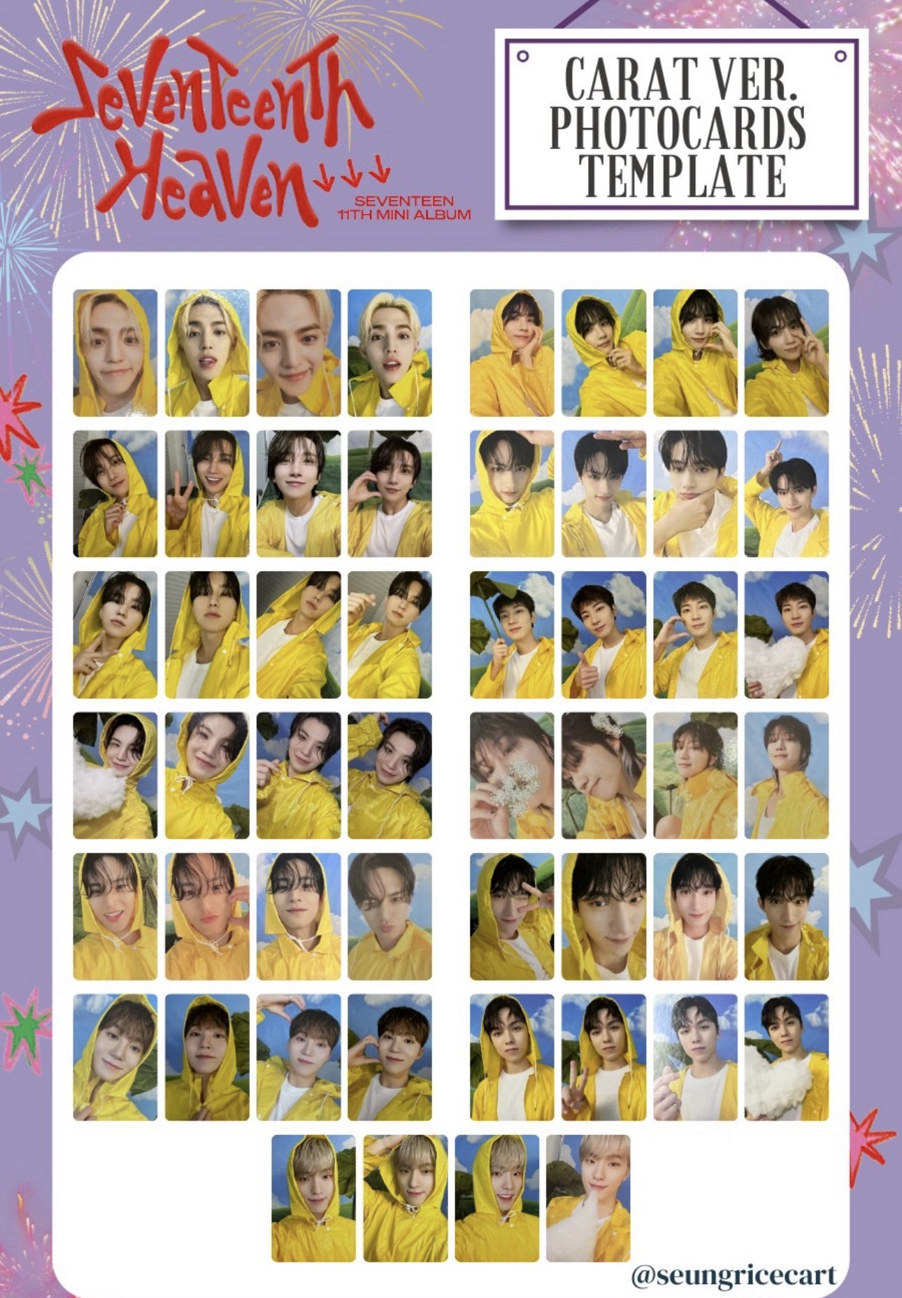 🩵MINI11 專輯卡 ｜CARAT ver.