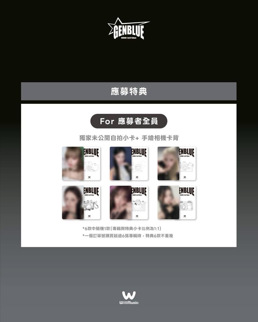 GENBLUE 迷你二輯微樂客合照會特典