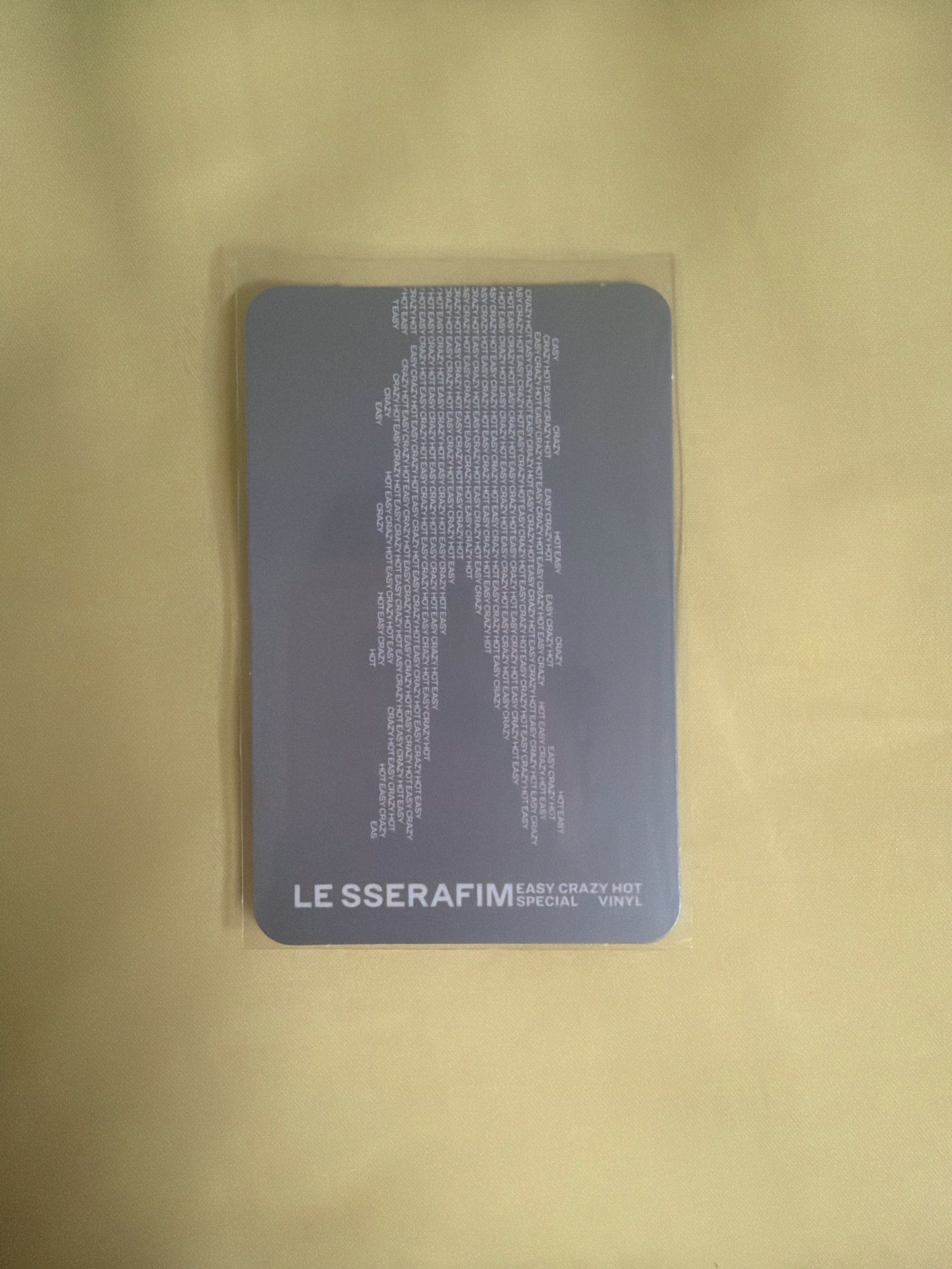 官方周邊 黑膠 專輯卡 (Silver)(采源）