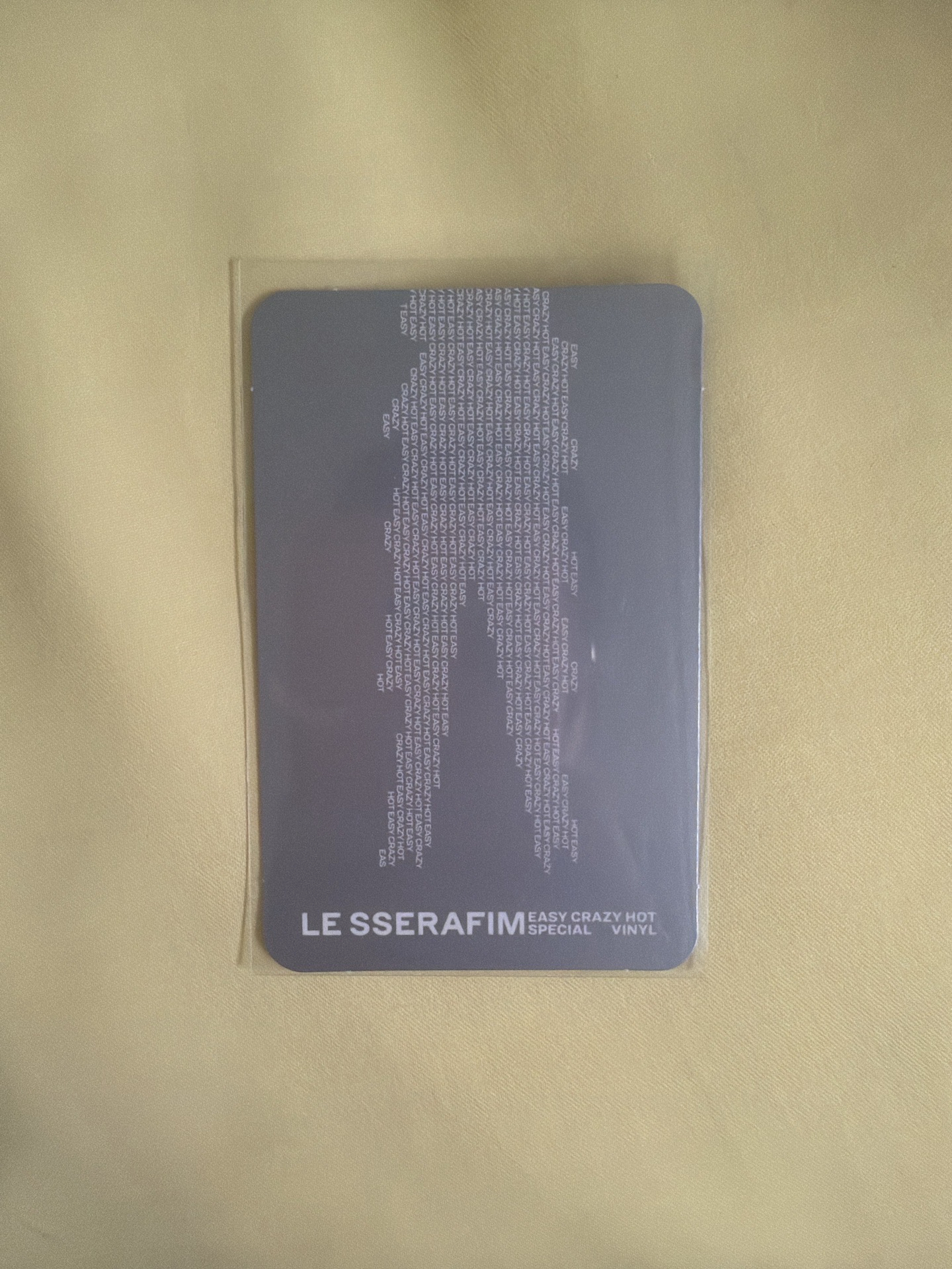 官方周邊 黑膠 專輯卡 (Silver)（Kazuha 中村一葉）