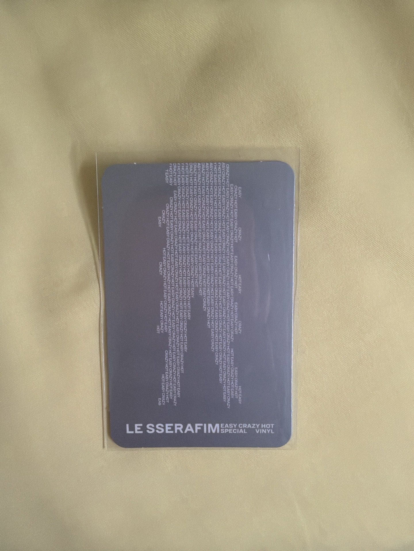 官方周邊 黑膠 專輯卡 (Silver)（Sakura 宮脇咲良）