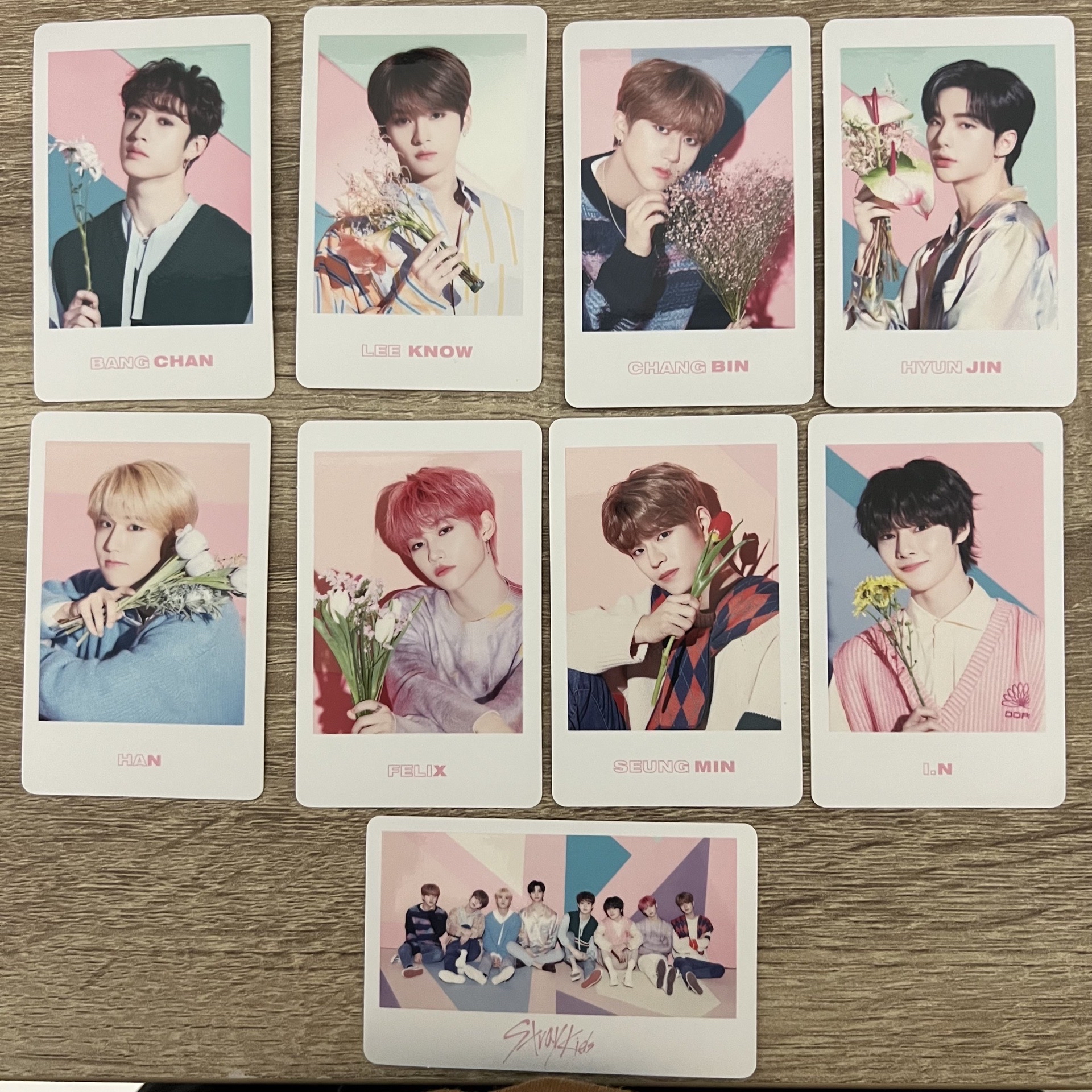 Stray kids 日本 District9:Unlock 拍立得 小卡 粉日周