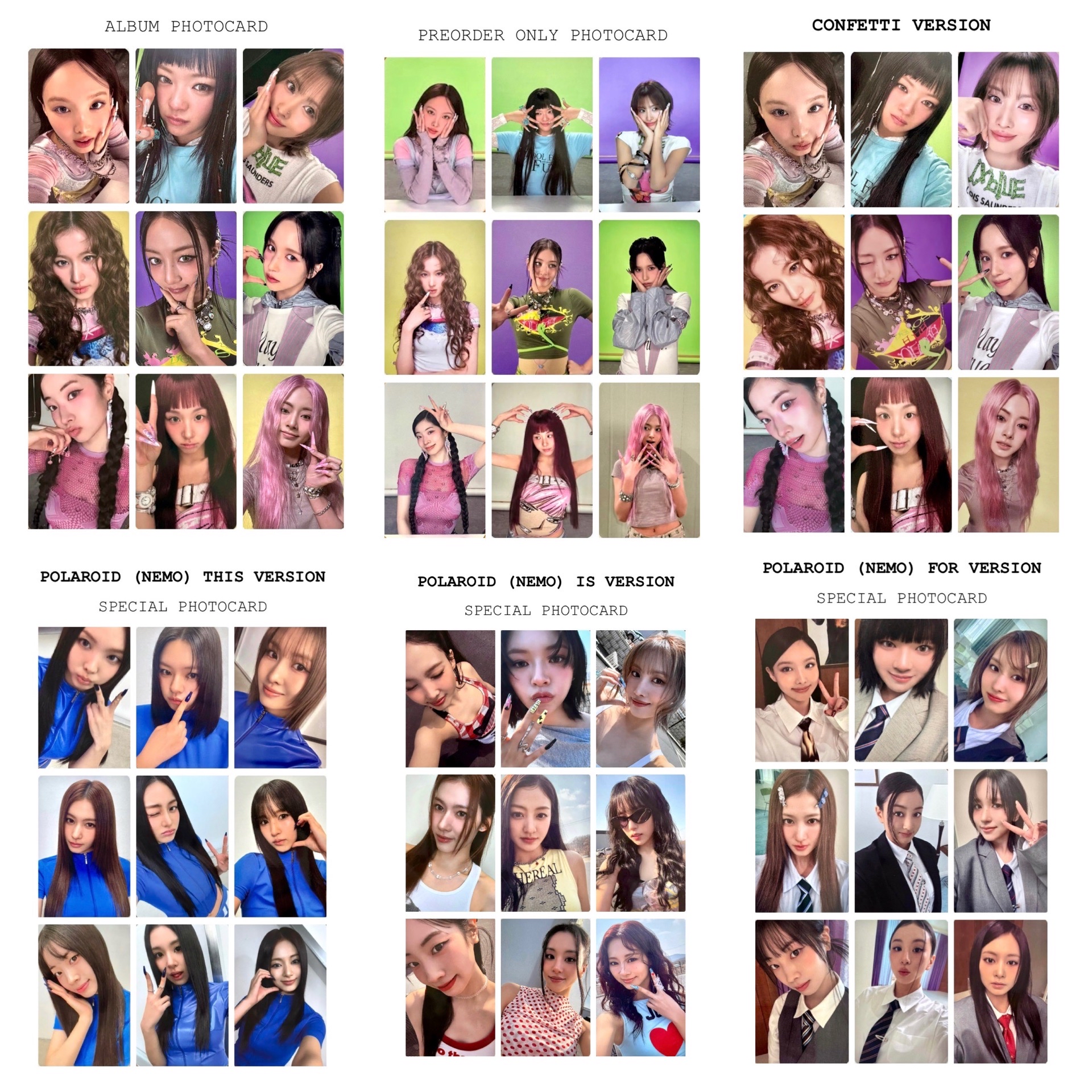 Twice this is for 專輯小卡