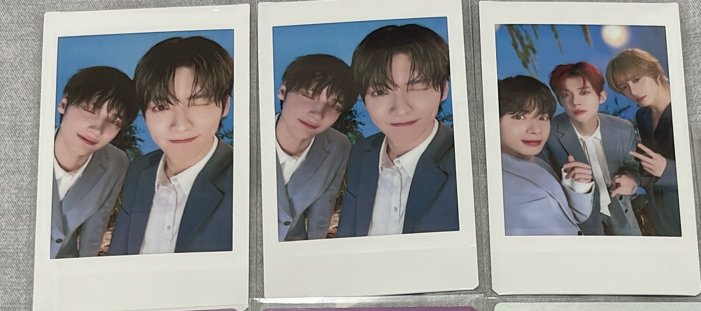 TXT EP2 日巡拍立得 崔秀彬 崔然竣 姜太顯 休寧凱 崔杋圭 雙人卡 三人卡