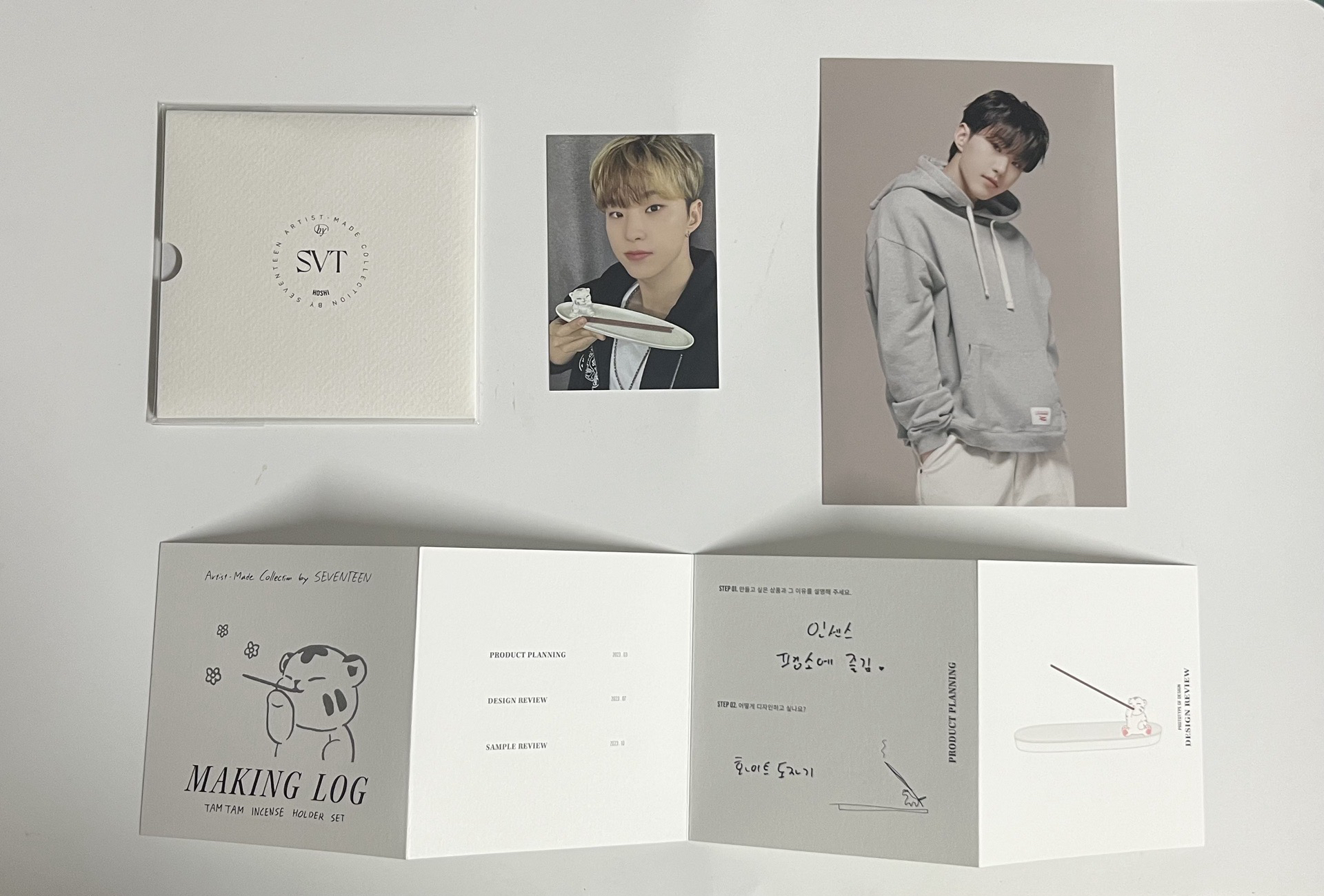 hoshi線香小卡+明信片