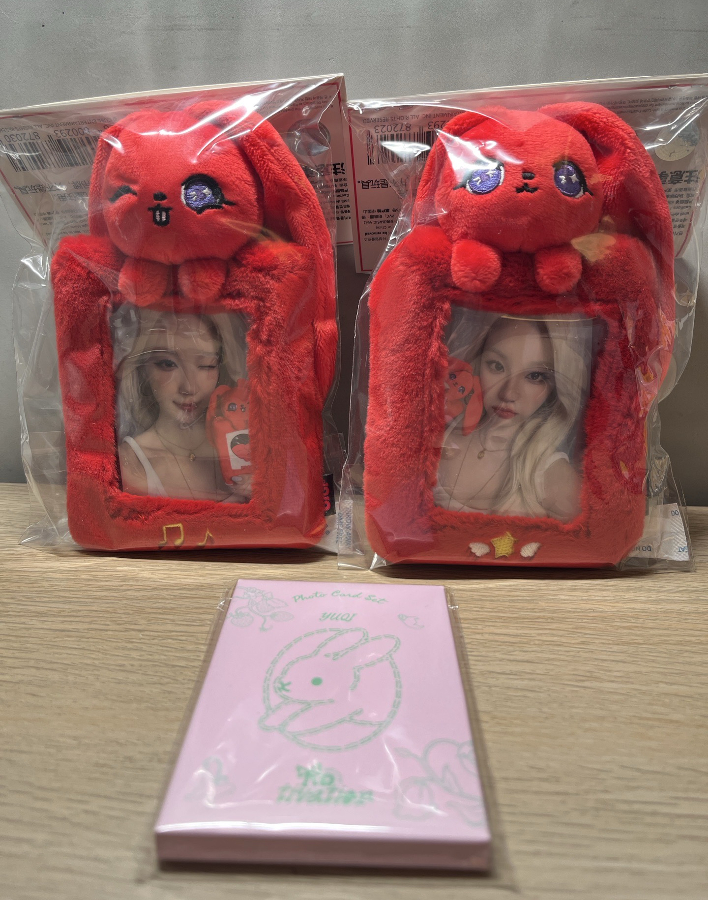 雨琦 快閃周邊 小卡組、絨毛卡套