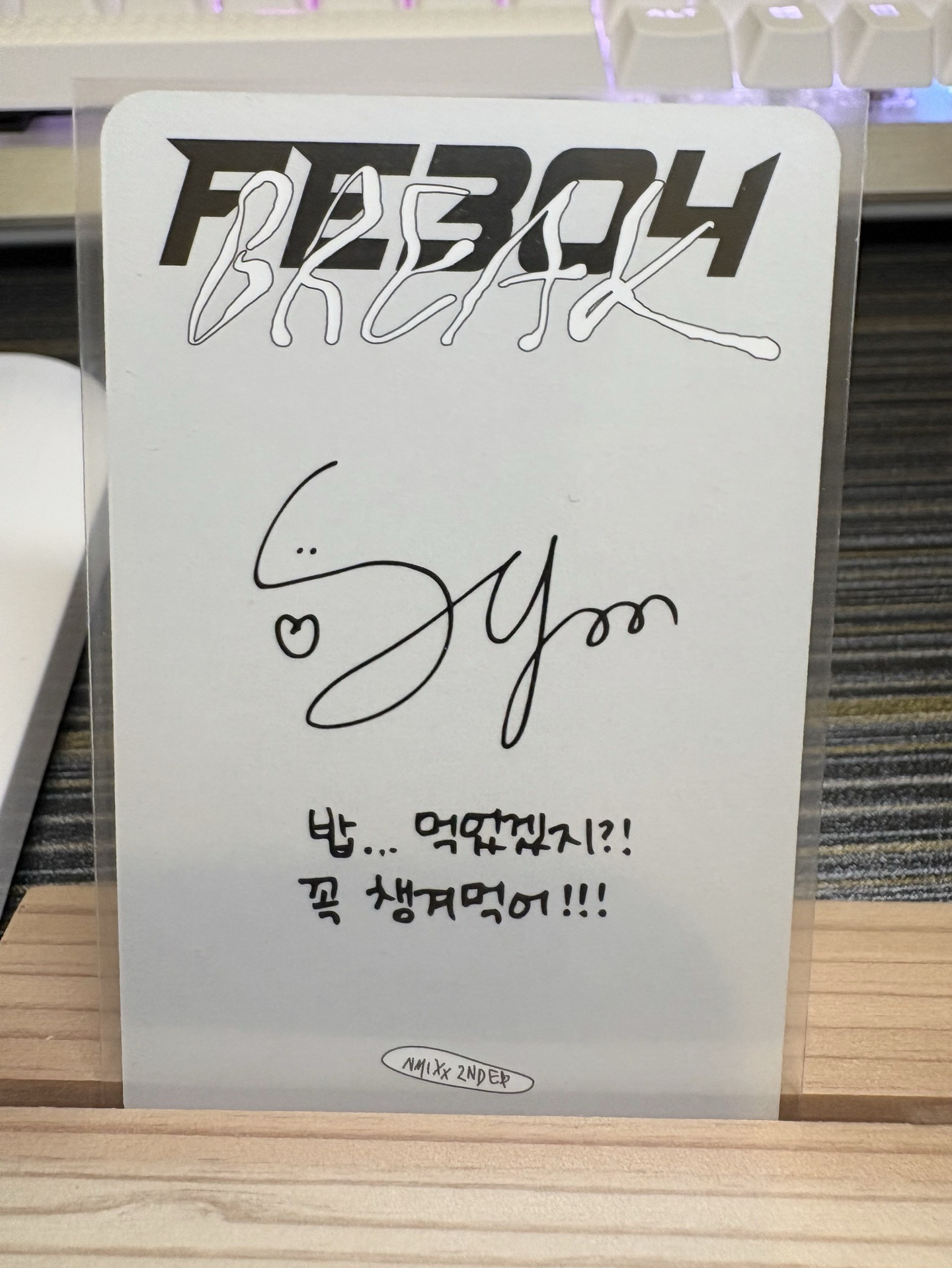 BREAK 專輯卡 普版 Square One 專卡薛