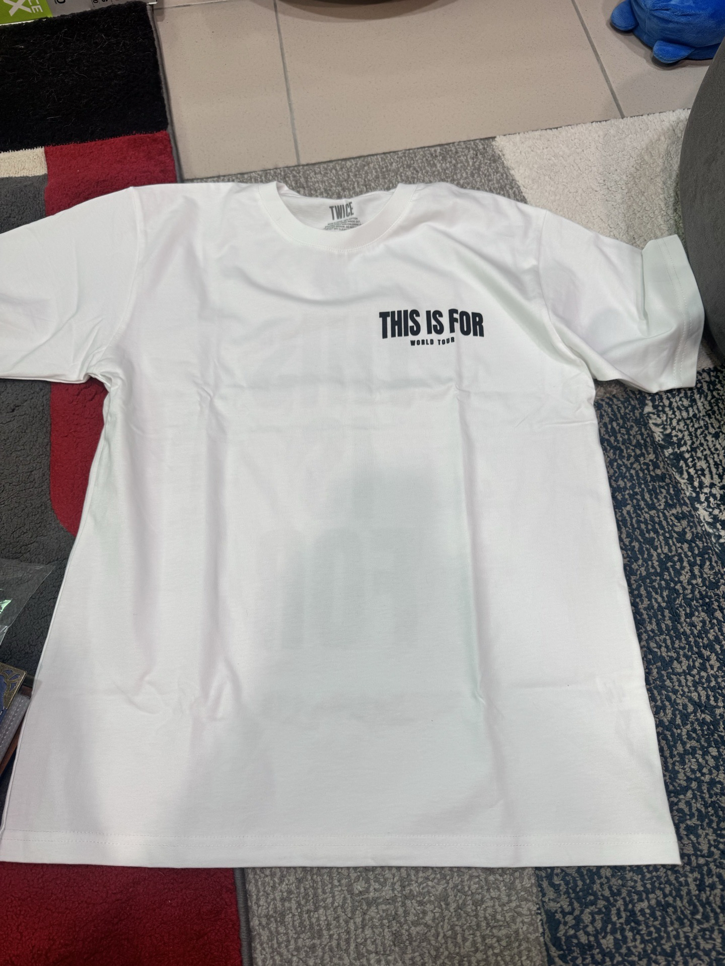 高雄場週白T,(M)