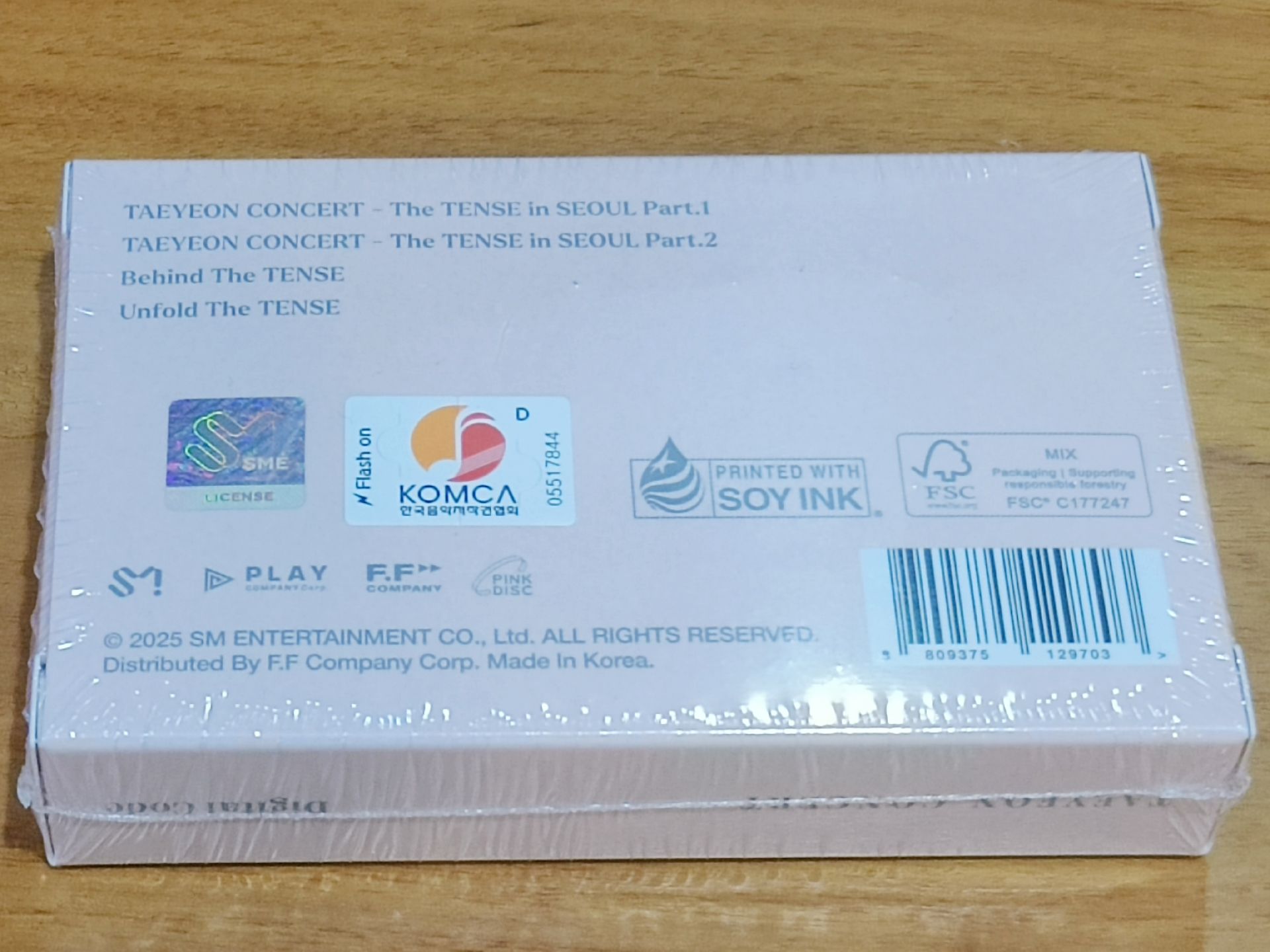 現貨 太妍 數位版 CONCERT The TENSE Memory Box Digital Code 全新品 官網購入