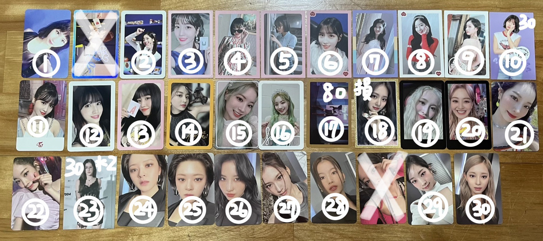 TWICE 定延 MOMO SANA 志效 多賢 子瑜🐶🍑🐹🦄🦅🦌