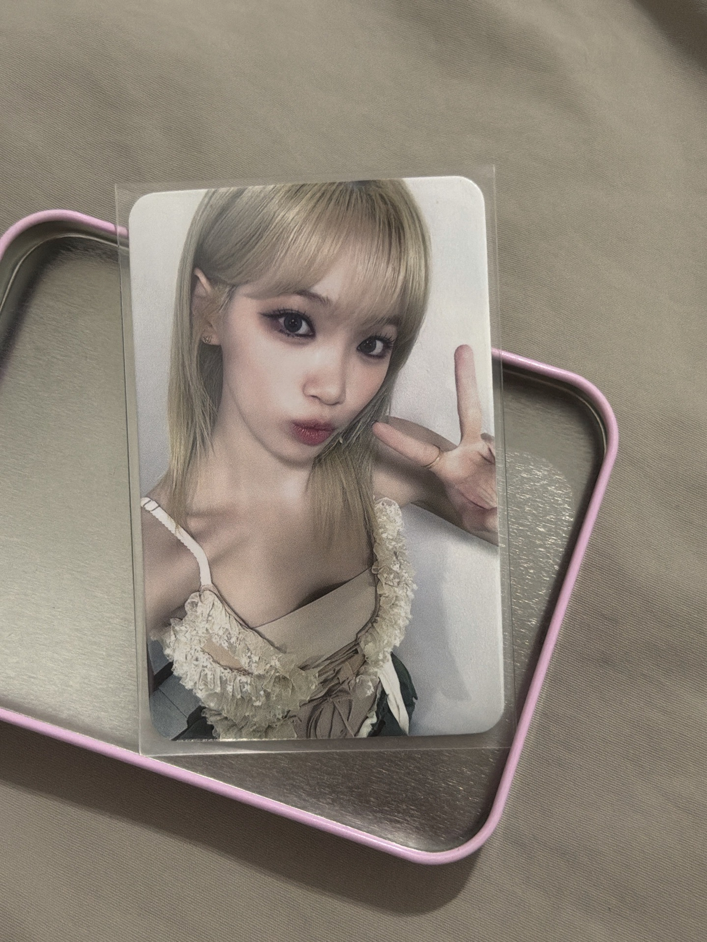 LE SSERAFIM EASY Whosfan幸運卡 比耶采