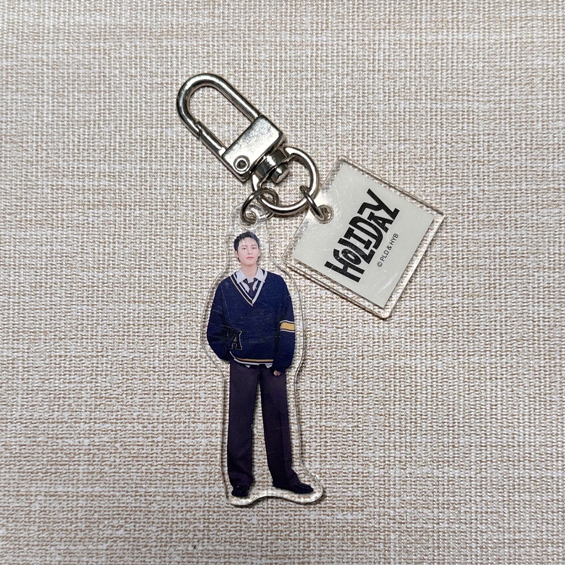 （有些微刮痕）25年holiday飯咪 扭蛋吊飾 金珉奎