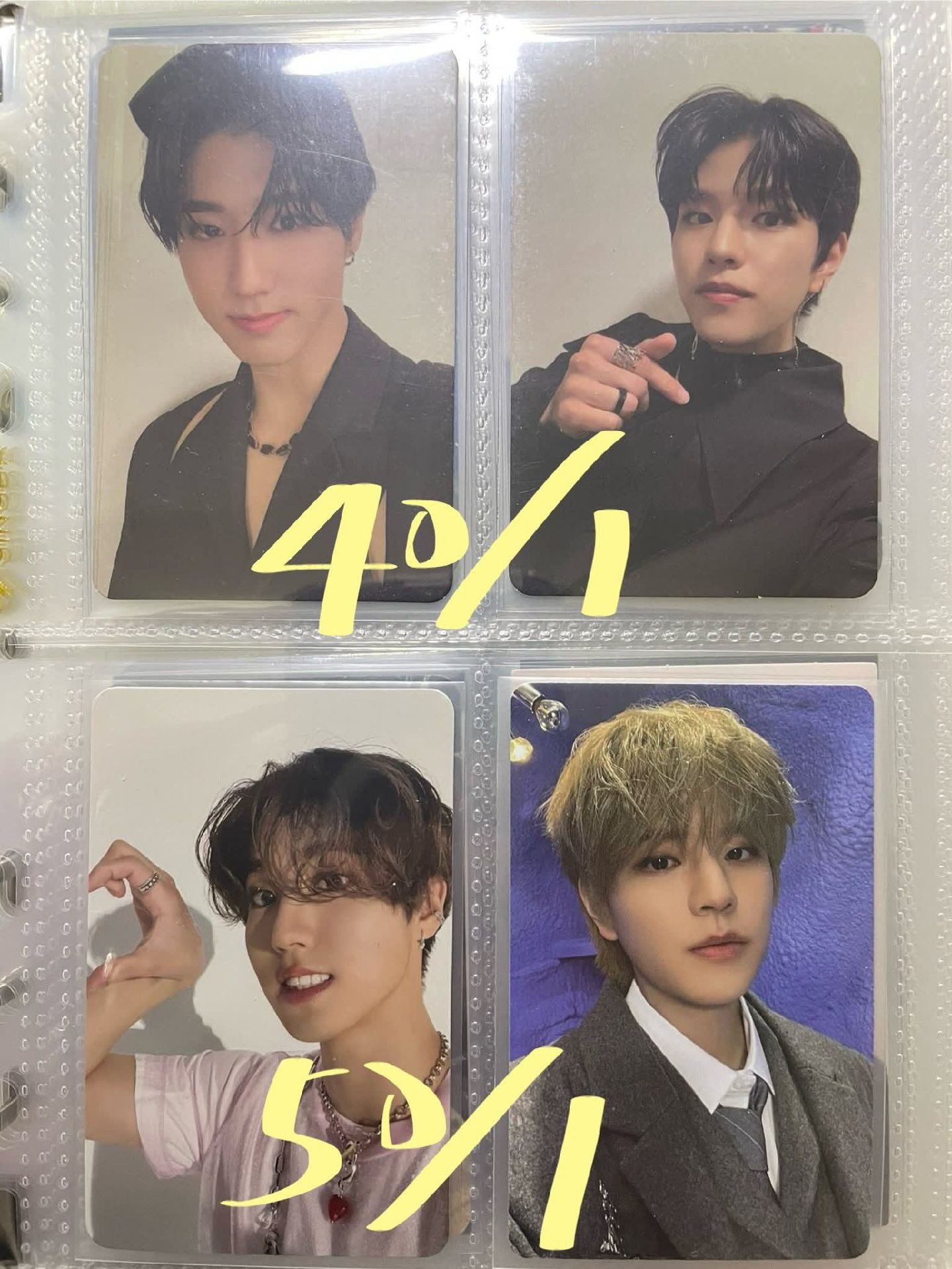 退坑售 全收5000免包手單收每單+12包手已自砍很多 🔍/ ccb第一週城打歌卡、比三旻