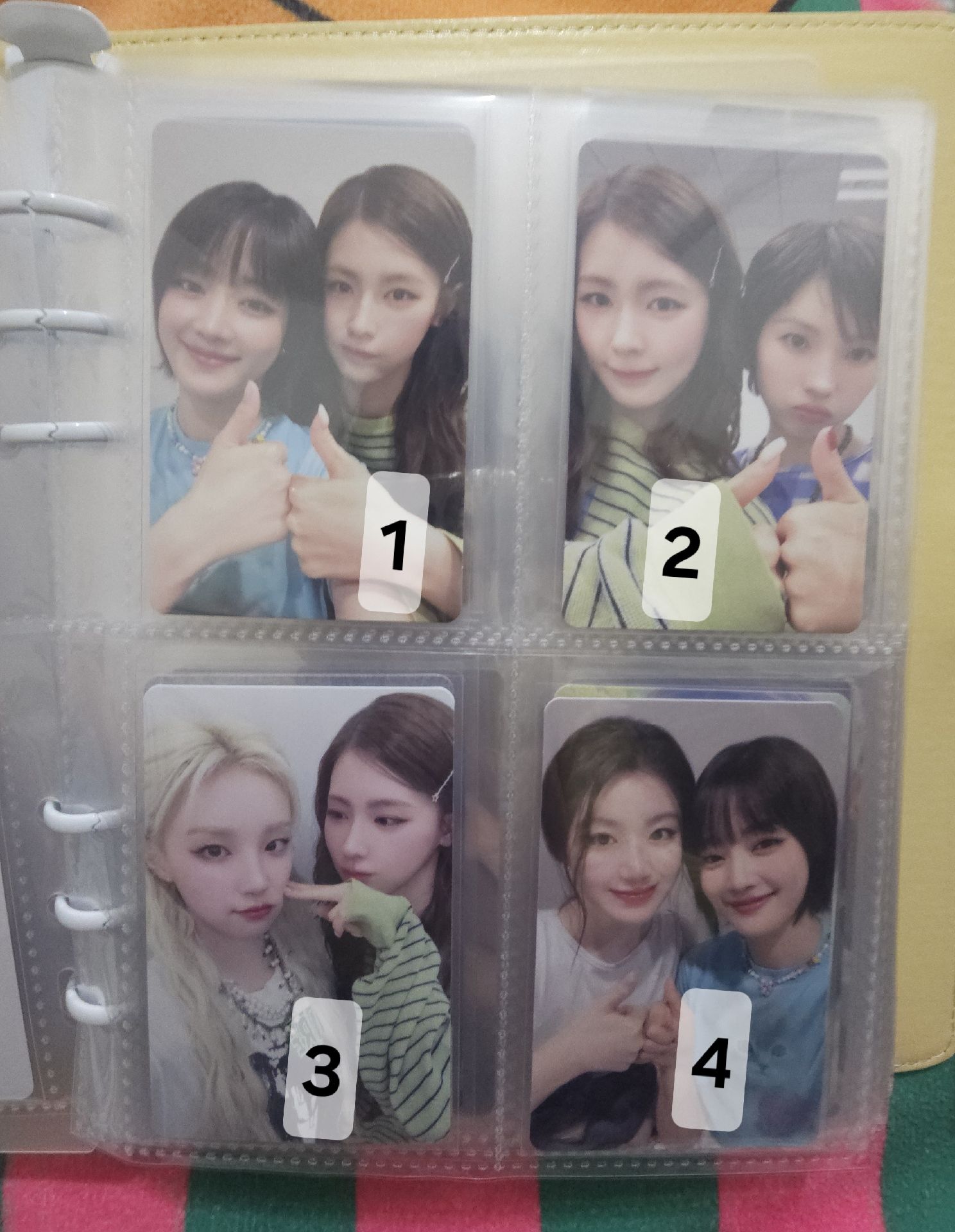 華納／日咖通路／分隊卡／特典卡/雙人卡/soyeon /miyeon /Minnie /yuqi /shuhua 