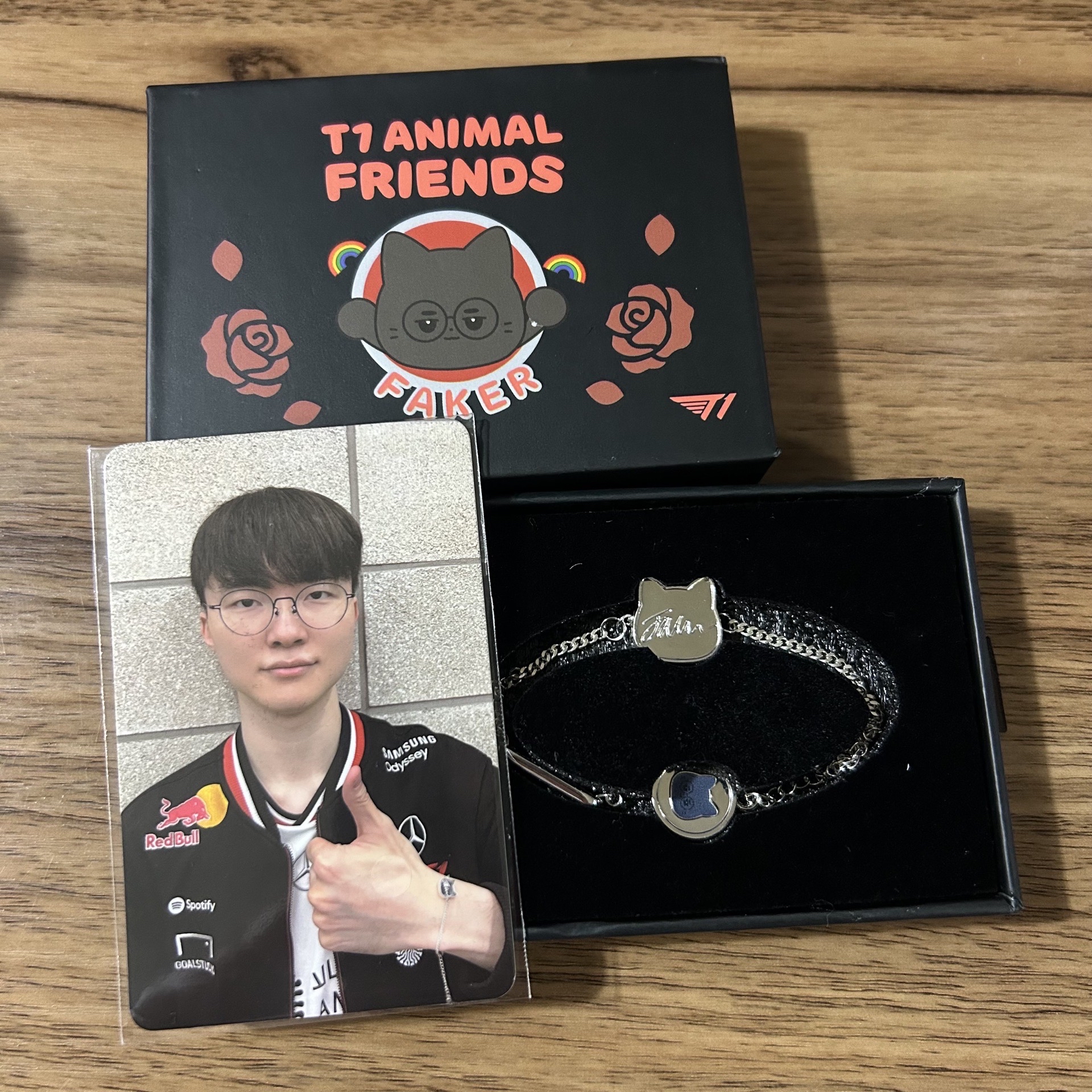 T1 Faker 天貓手鏈（含卡）
