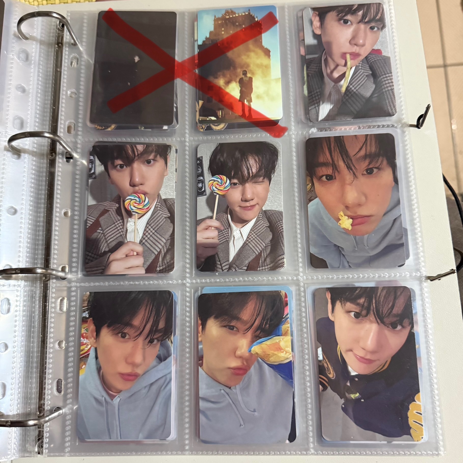 伯賢小卡區（年曆卡、25巡演卡包卡）