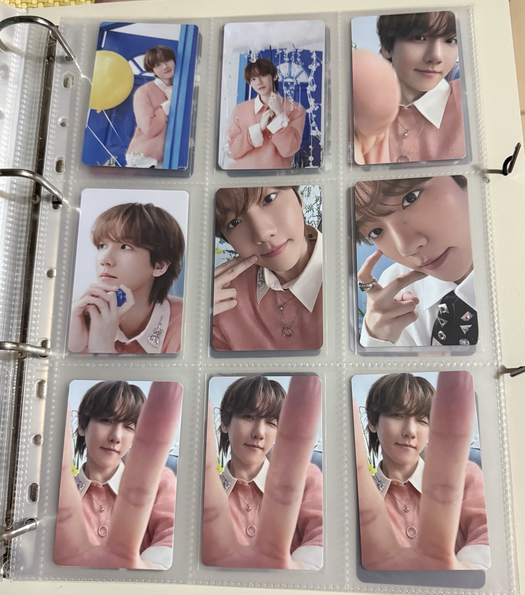 伯賢小卡區（年曆卡、25巡演卡包卡