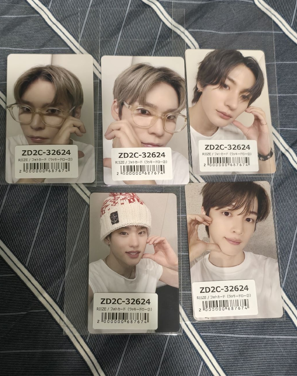 RIIZE 日本幸運卡 比心