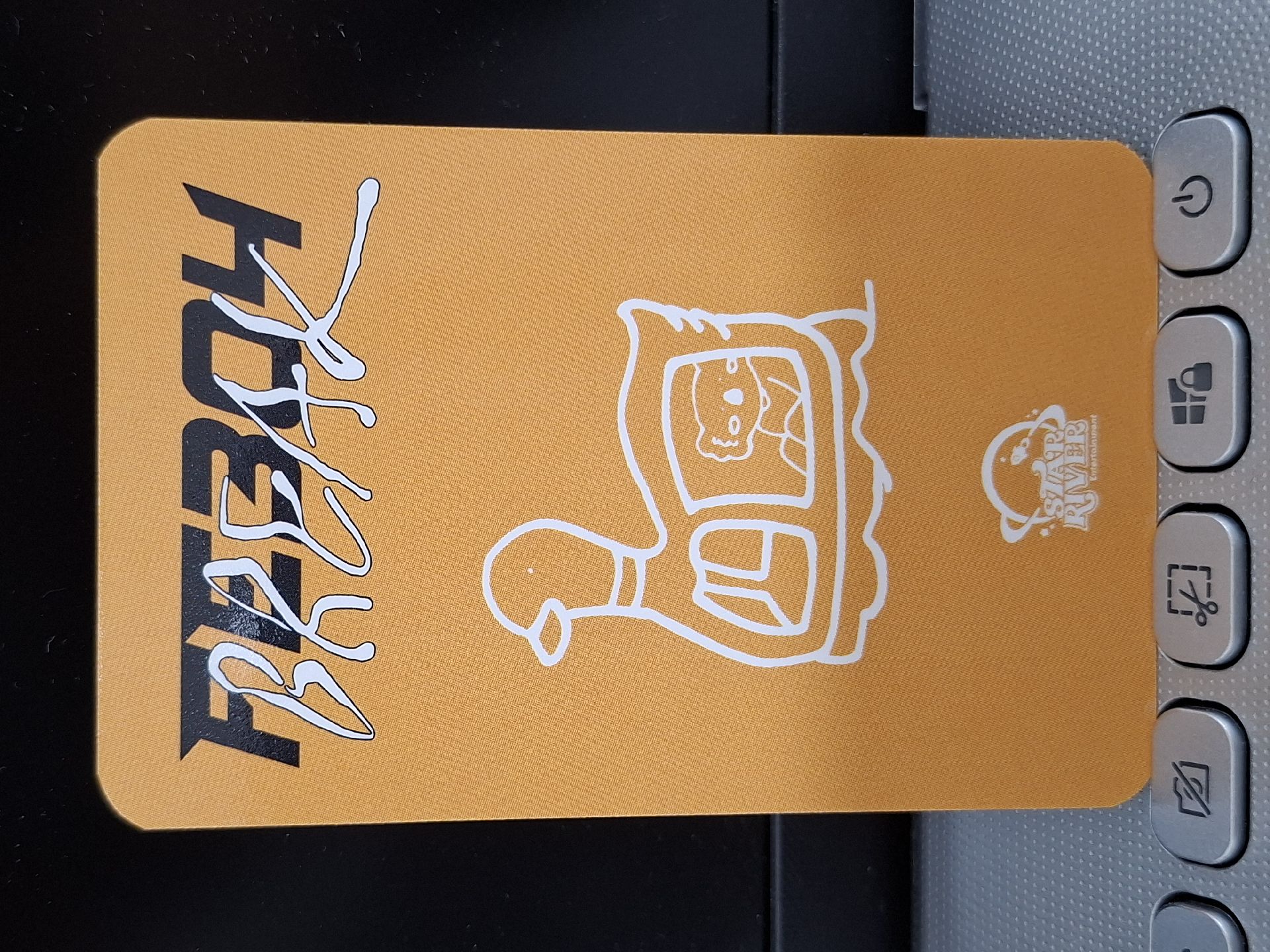 星河 遊樂園裴 塗鴉卡背