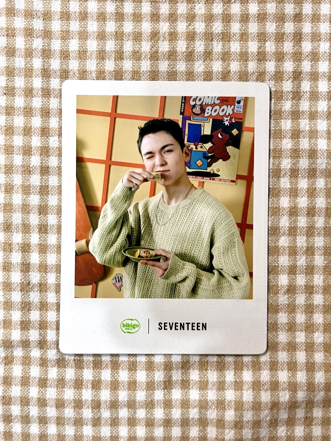 Bibigo代言卡（啵）