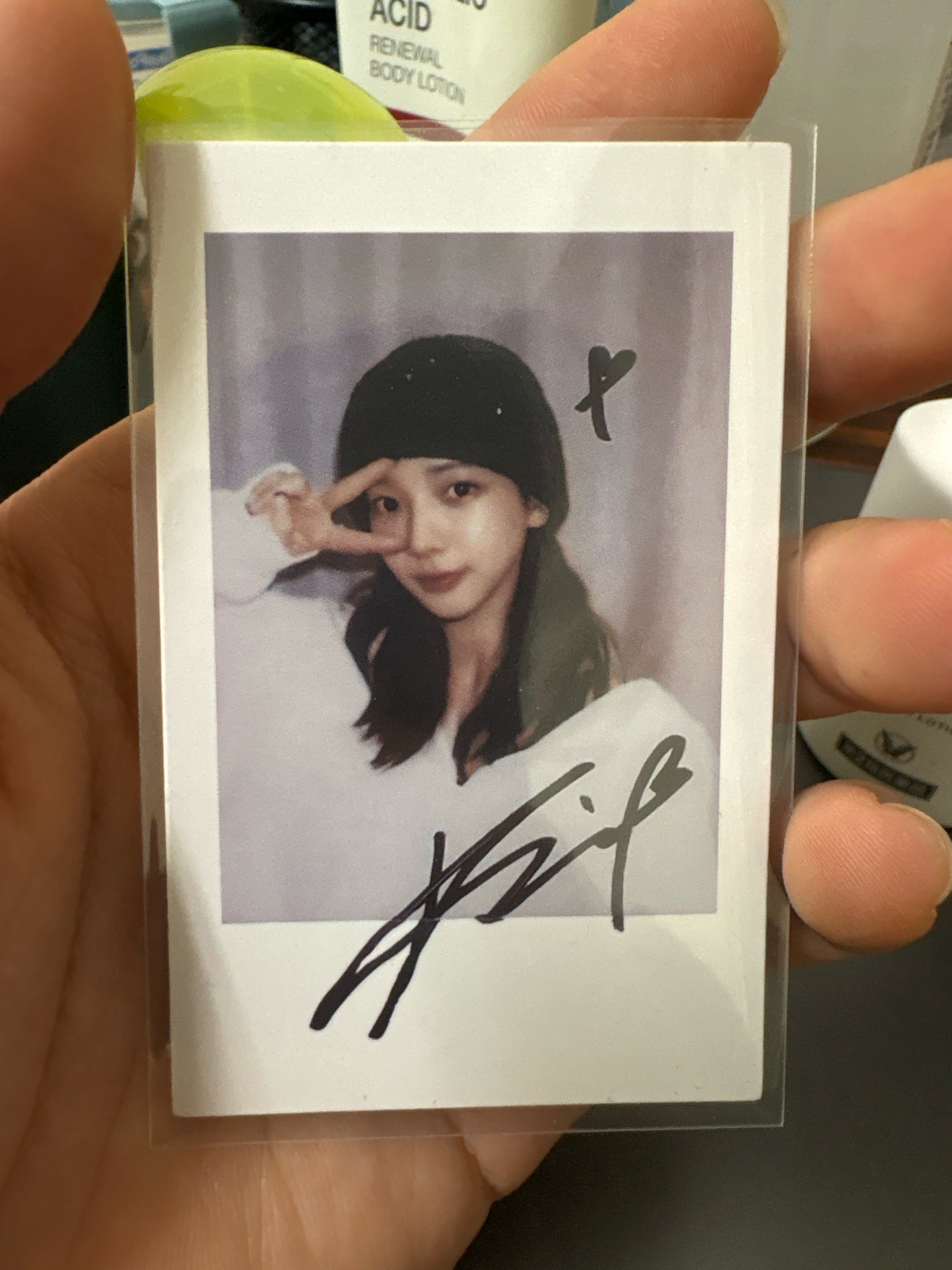 aespa kms線上簽售柚 kms拍立得 2.0柚