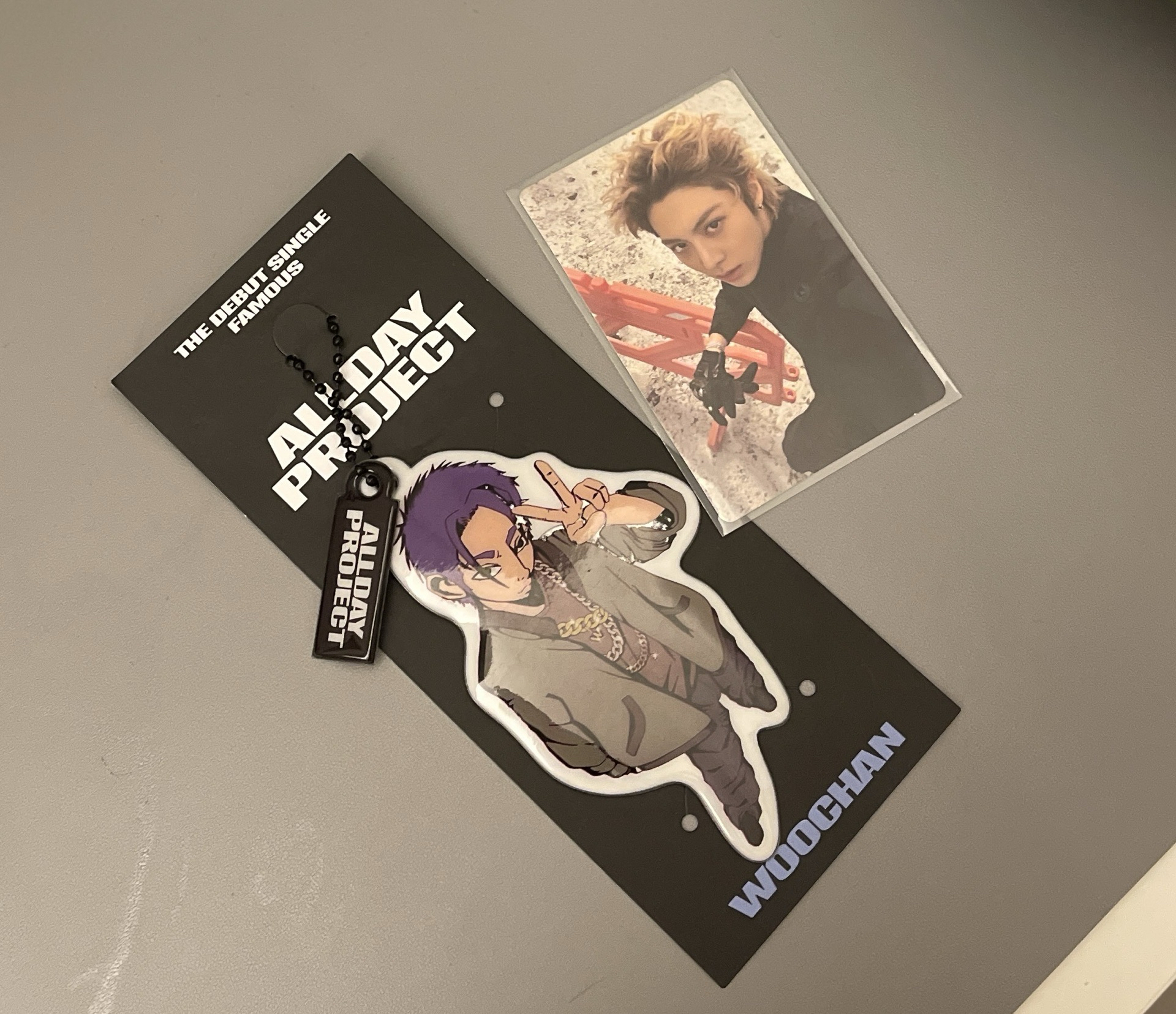 adp woochan 小卡+吊飾組