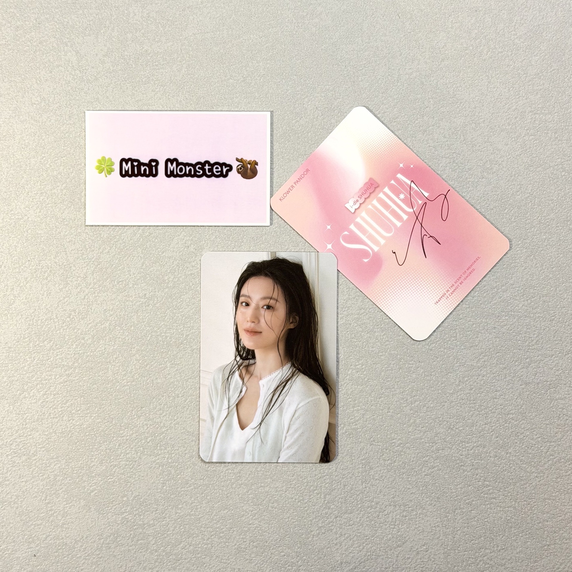 🍀Mini Monster🦥 舒華代言卡