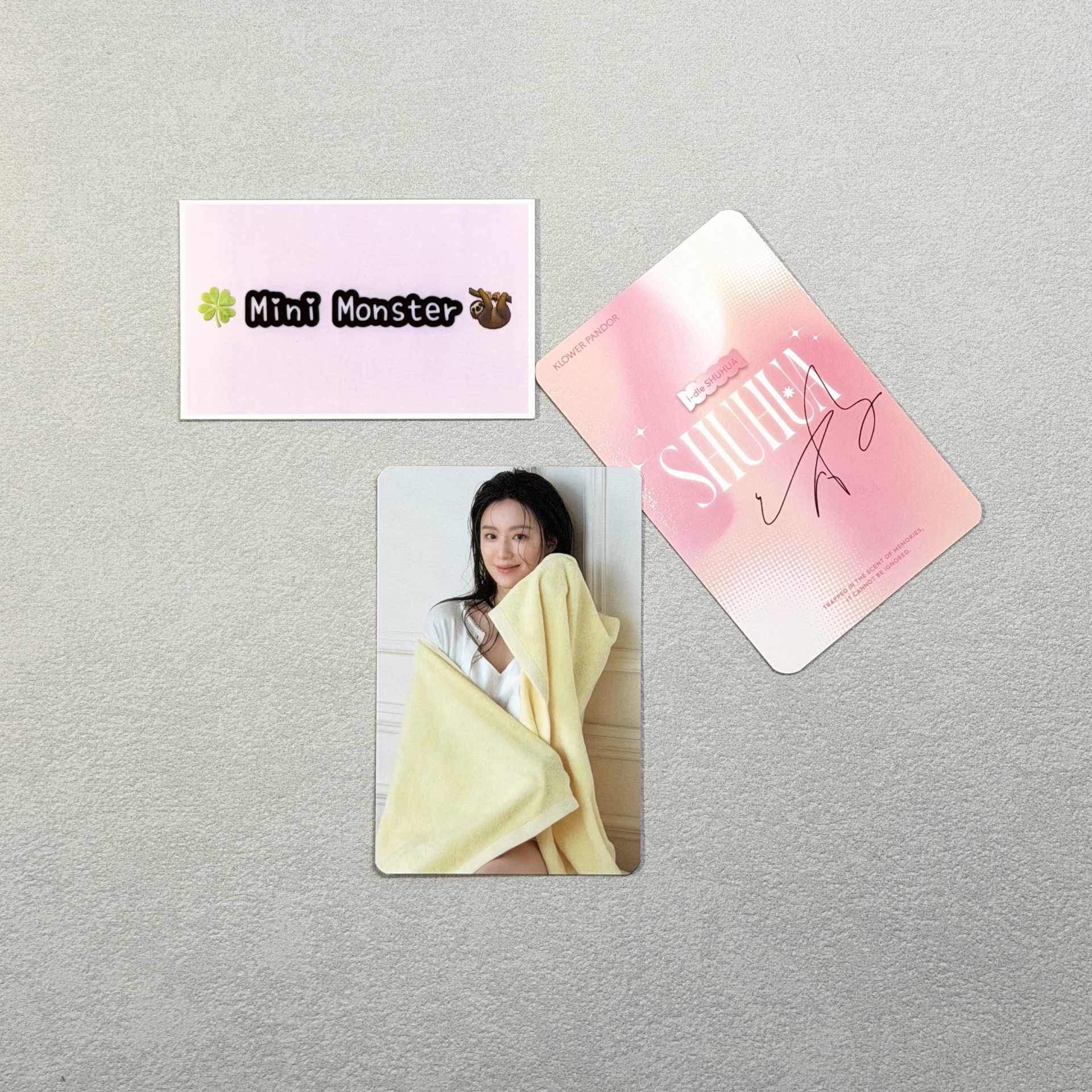 🍀Mini Monster🦥 舒華代言卡
