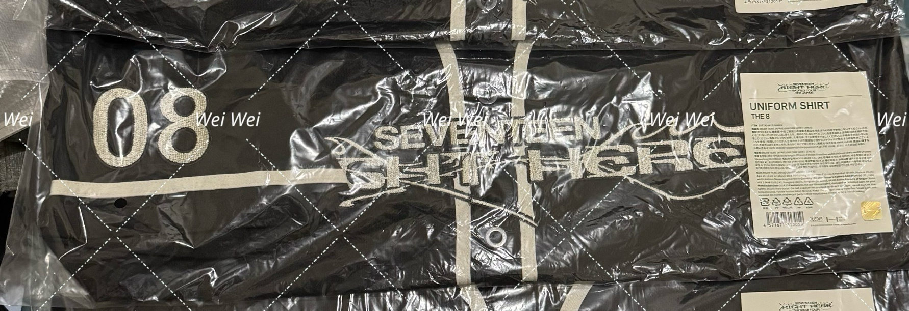 全新八right here球衣