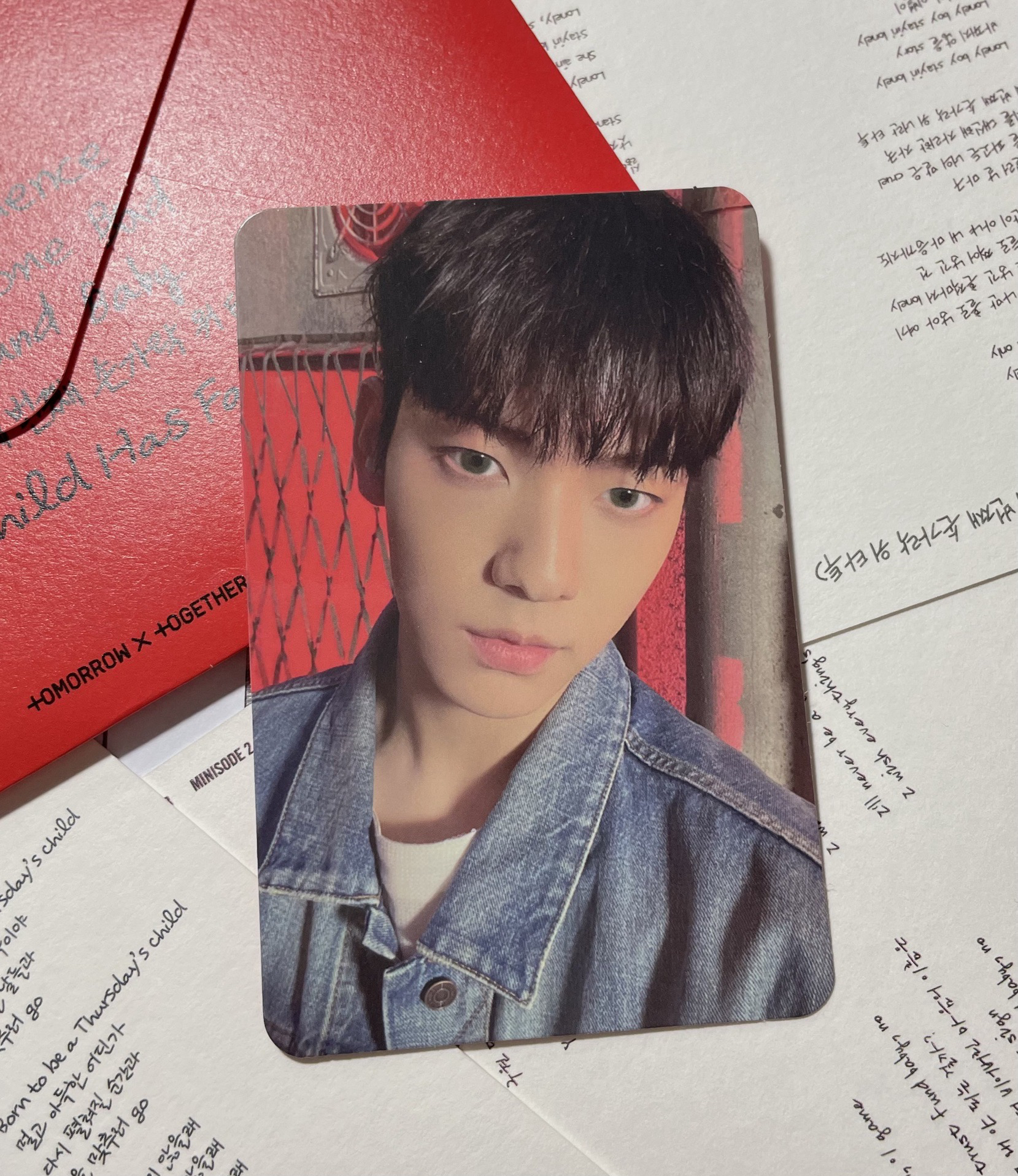 TXT 迷三 Thursday’s Child GBGB MESS版 崔秀彬 小卡