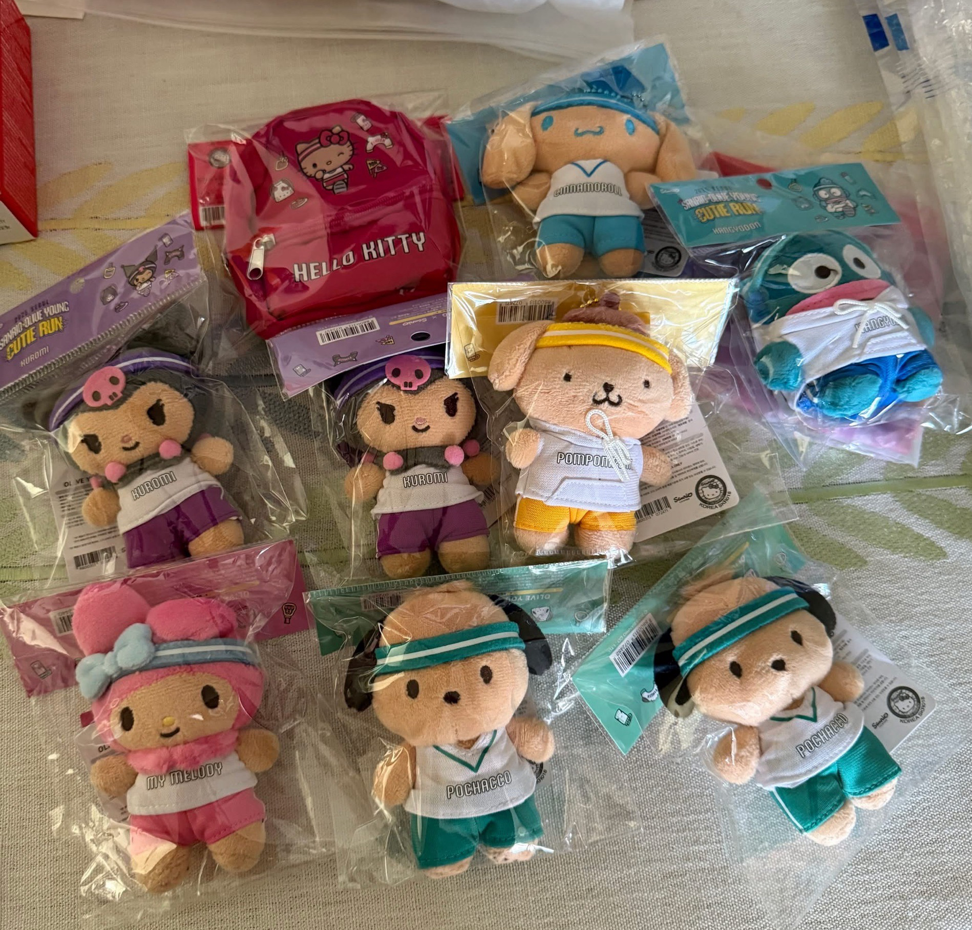 黑皮三麗鷗 娃娃吊飾 美樂蒂布丁狗庫洛米