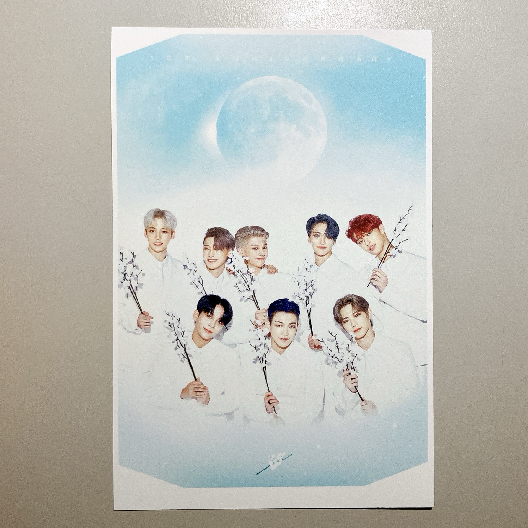 ATEEZ 一周年FM Moon River 月河 團體明信片/入場卡