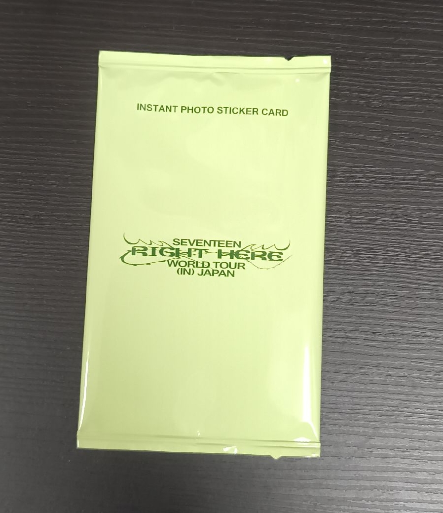 seventeen 拍立得 未拆卡包 RH