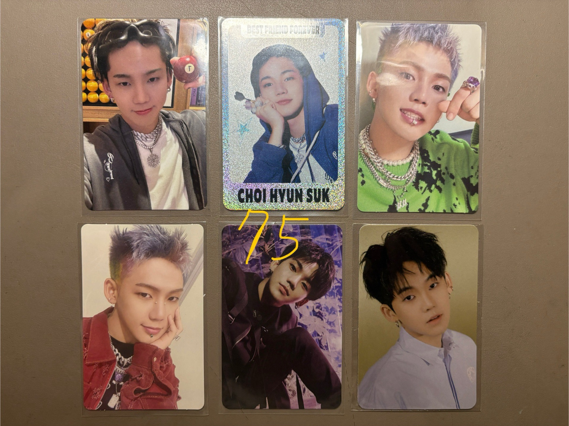 黃 treasure 小卡 專卡 特典卡 明信片