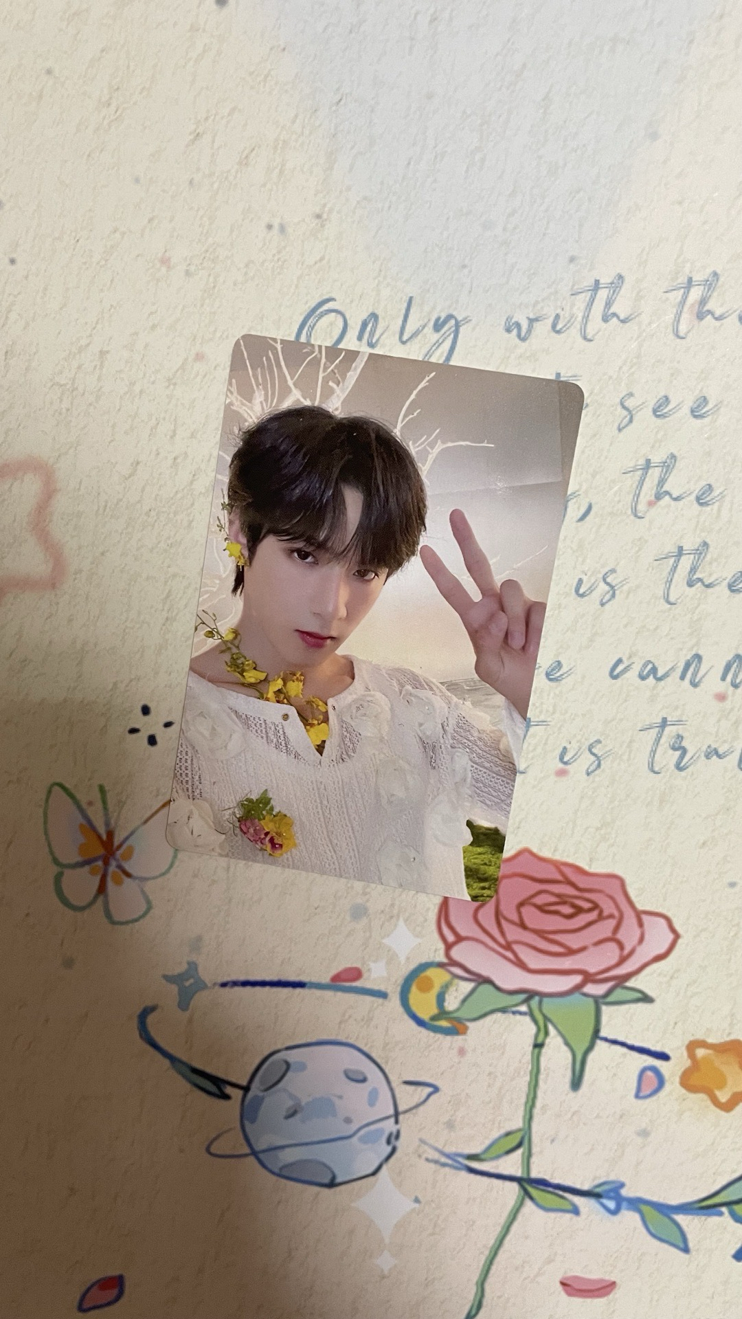 劉耀文23年台曆小卡