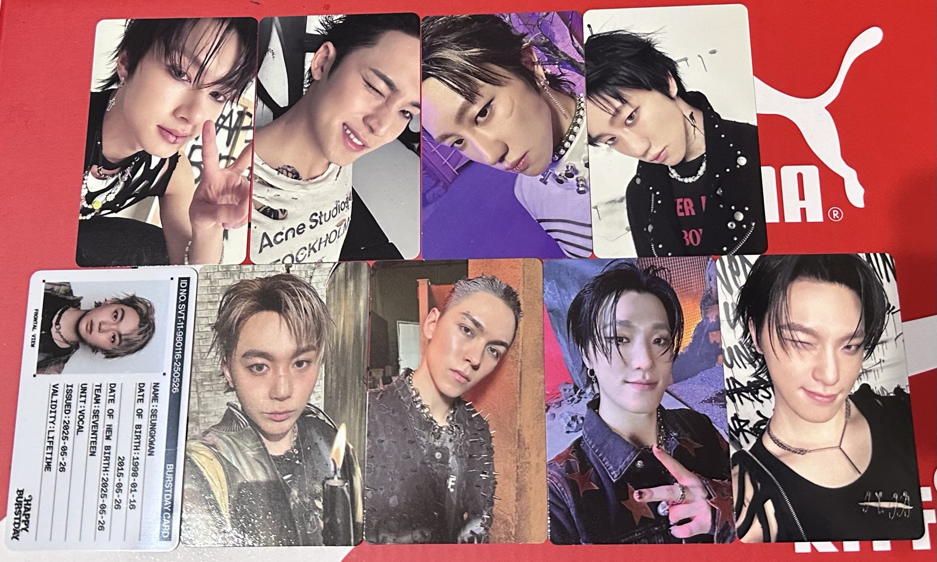 SEVENTEEN 正規五 專卡