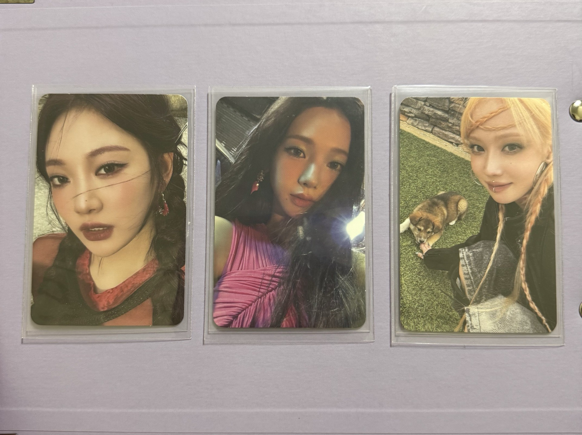aespa 專卡 冬柚寧 三張一組出售180
