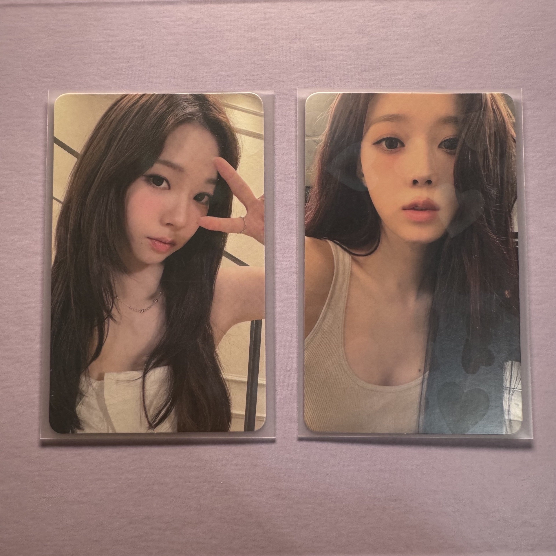 aespa ia 冬柚 特典卡 閃卡 2張一組出售620