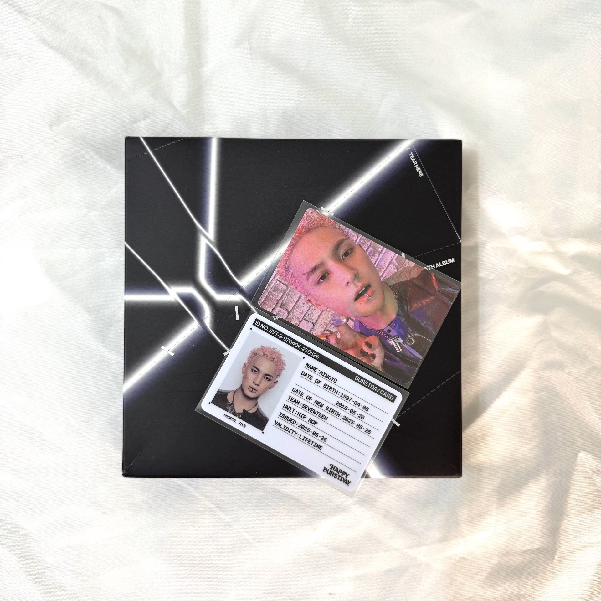 奎 正五 專輯 克拉盤 MINGYU封 ID卡 隨機卡 專輯卡