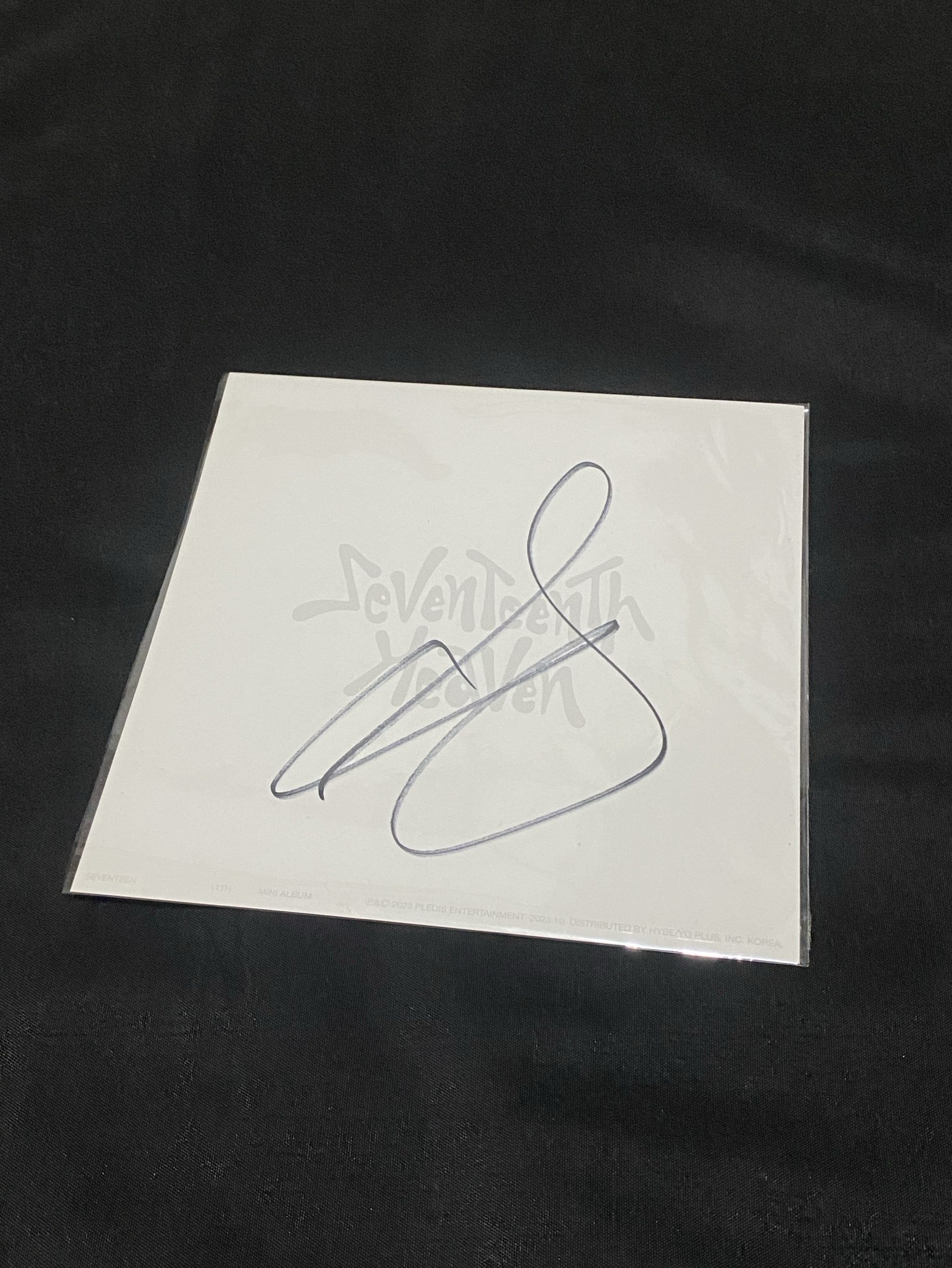 seventeen the8 徐明浩 mini11 美國親簽